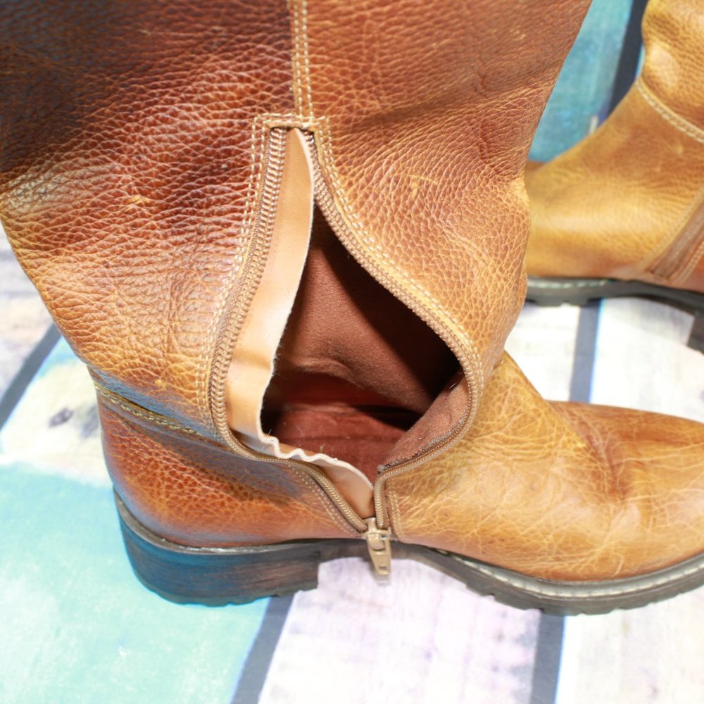 Naturalizer  Boots Brown Leather Size 7M - Picture 10 of 11